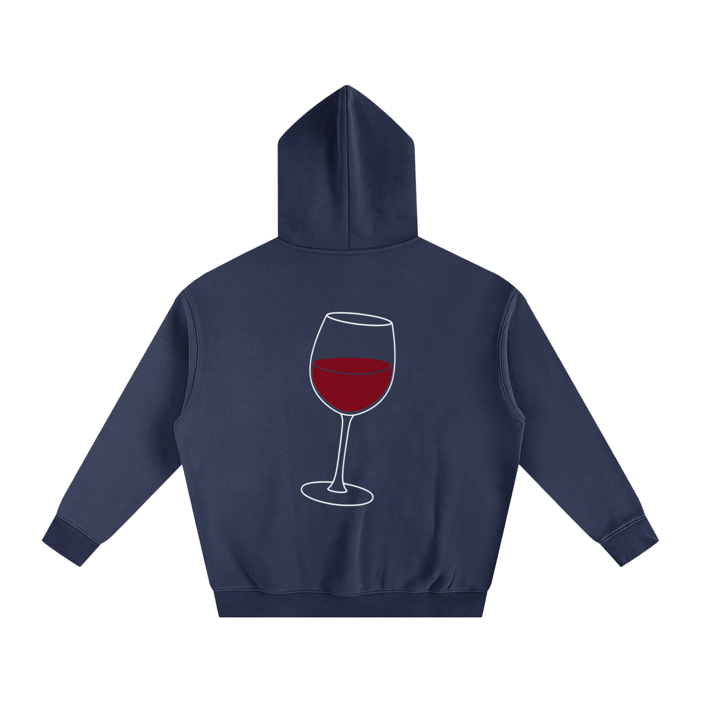 Vino Light Printed Hoodie