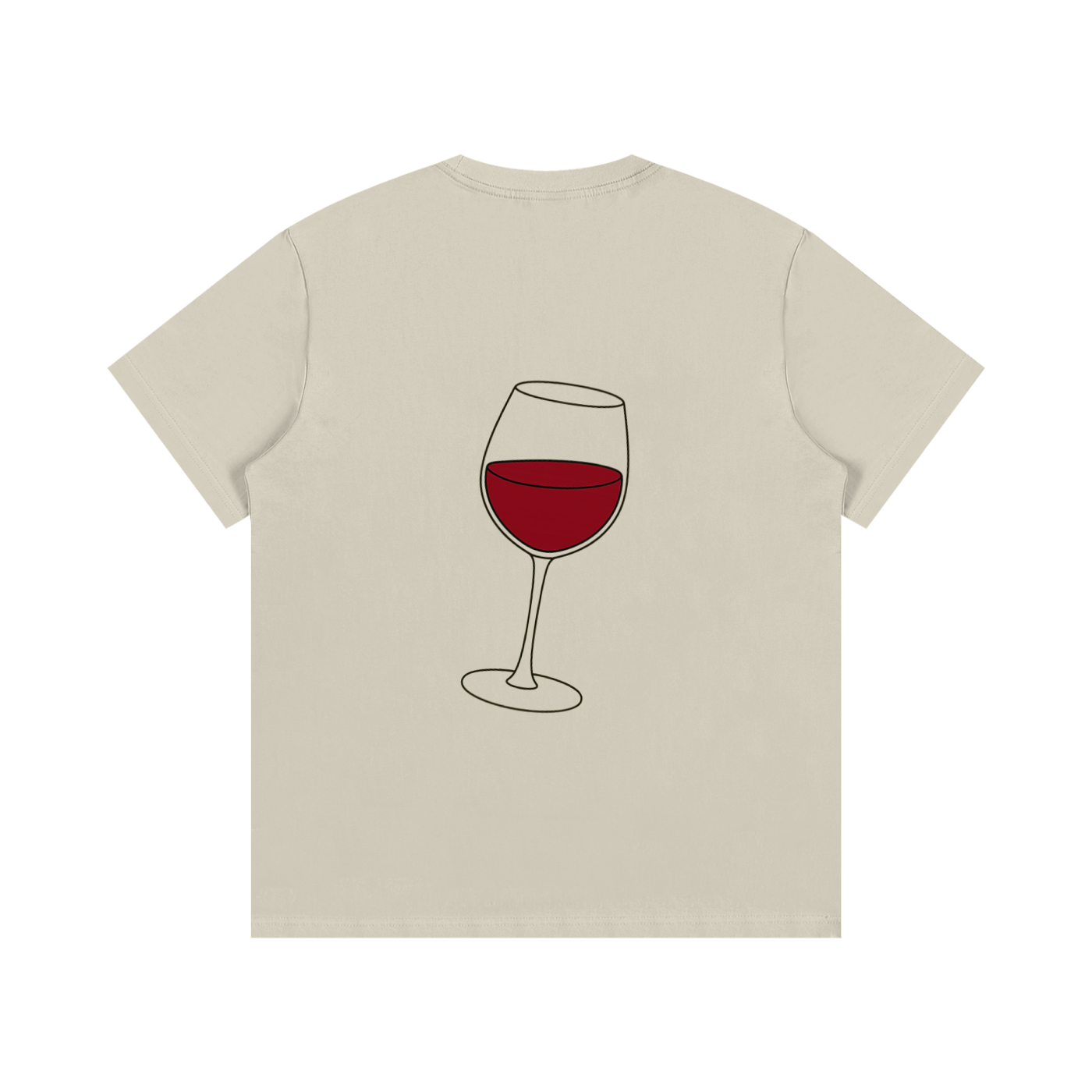 Vino Dark Printed Tee