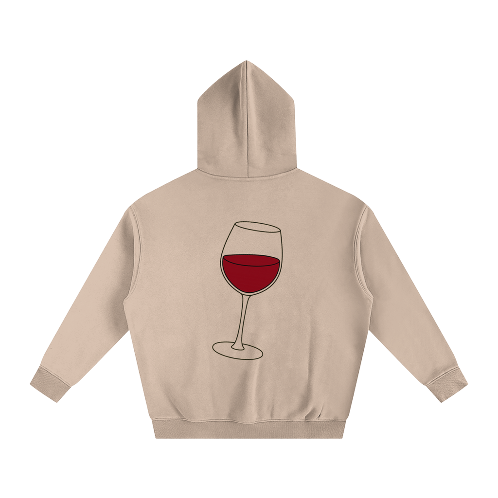 Vino Dark Printed Hoodie