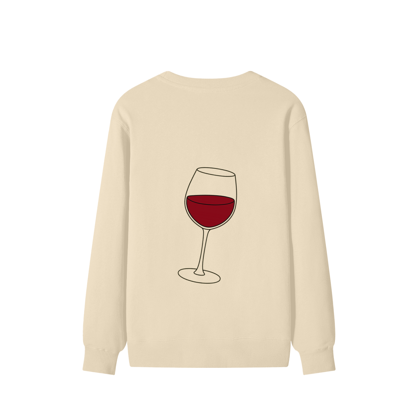 Vino Dark Printed Sweater