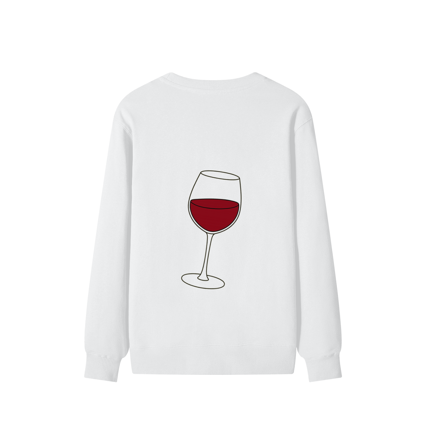 Vino Dark Printed Sweater