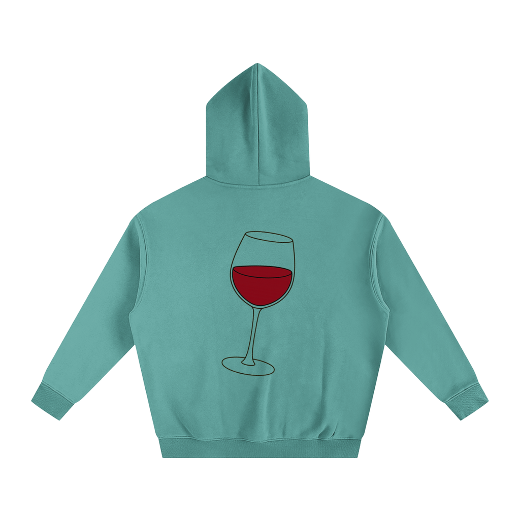 Vino Dark Printed Hoodie