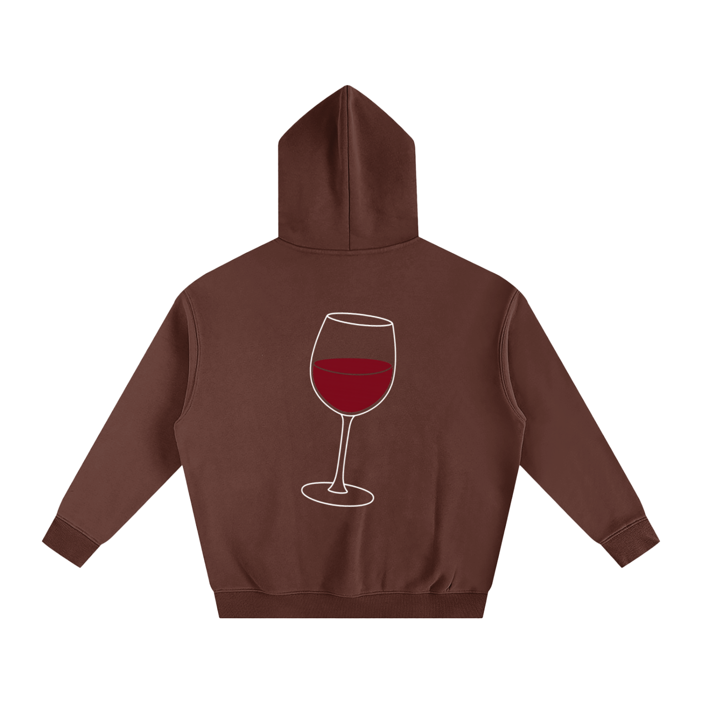 Vino Light Printed Hoodie