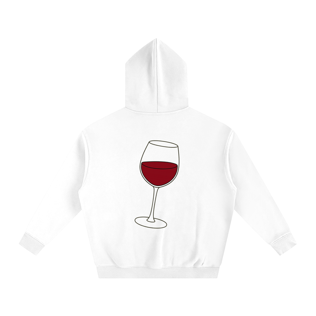 Vino Dark Printed Hoodie