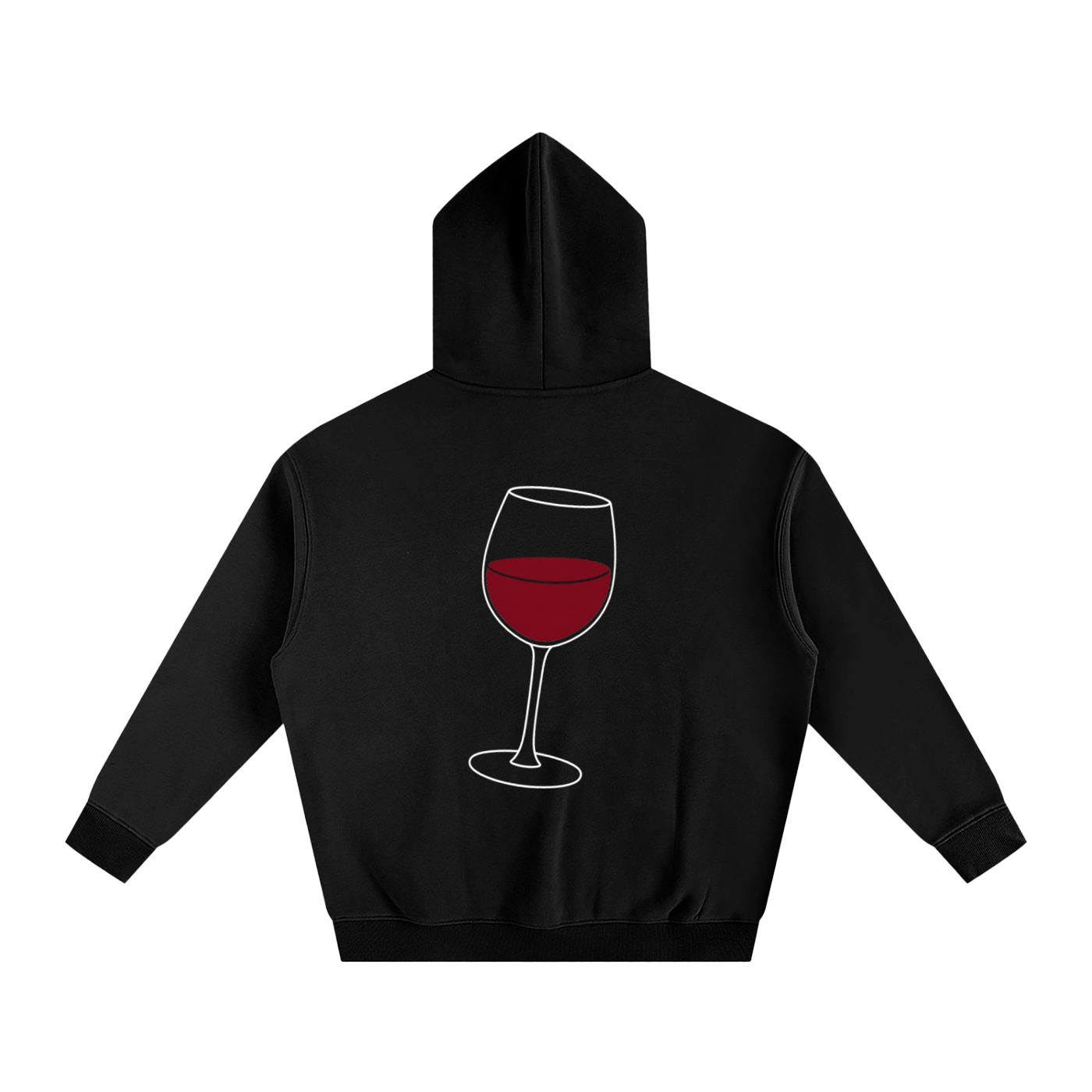 Vino Light Printed Hoodie